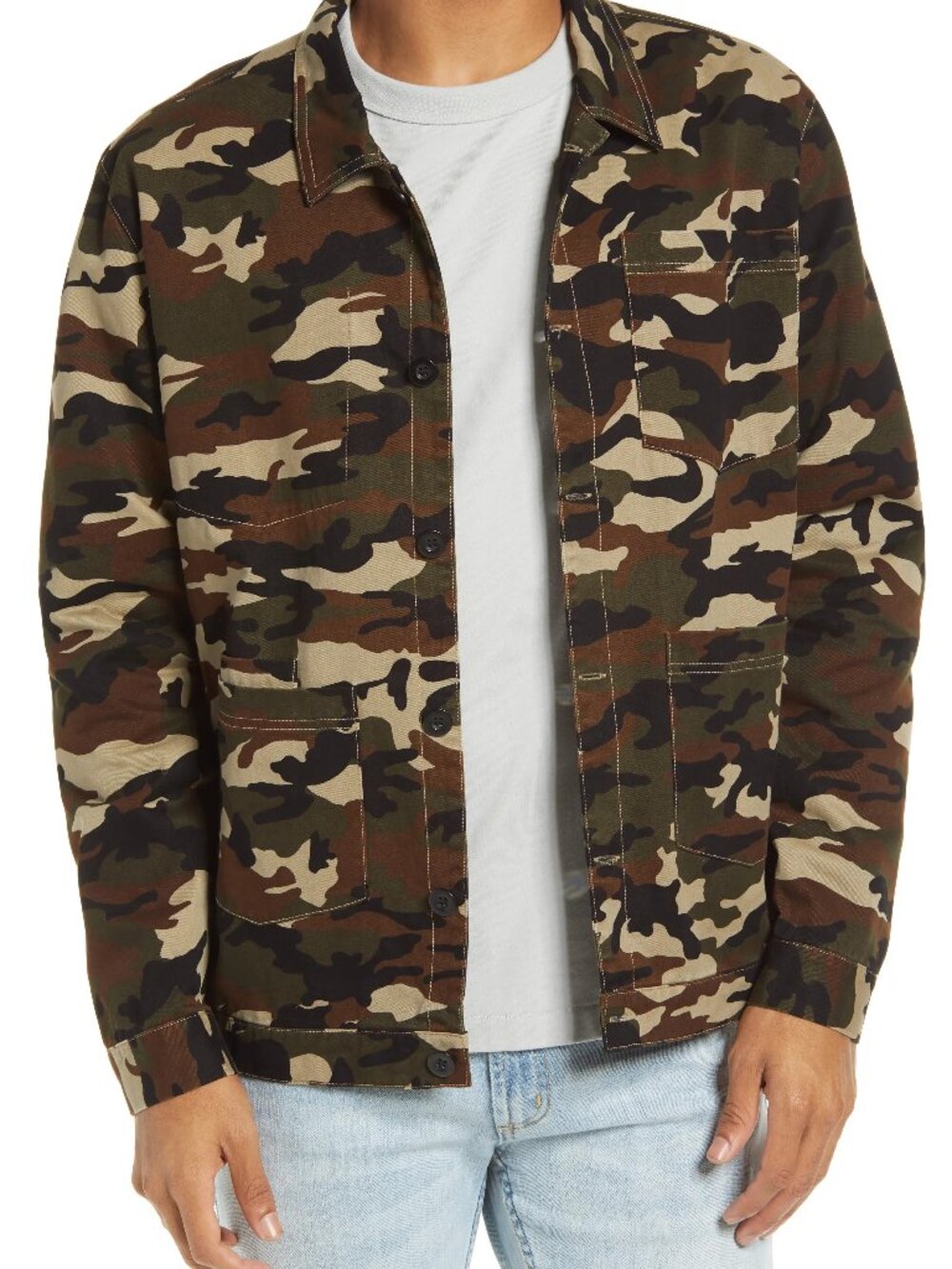 ELEVEN PARIS Mens Lazio Camo Jacket